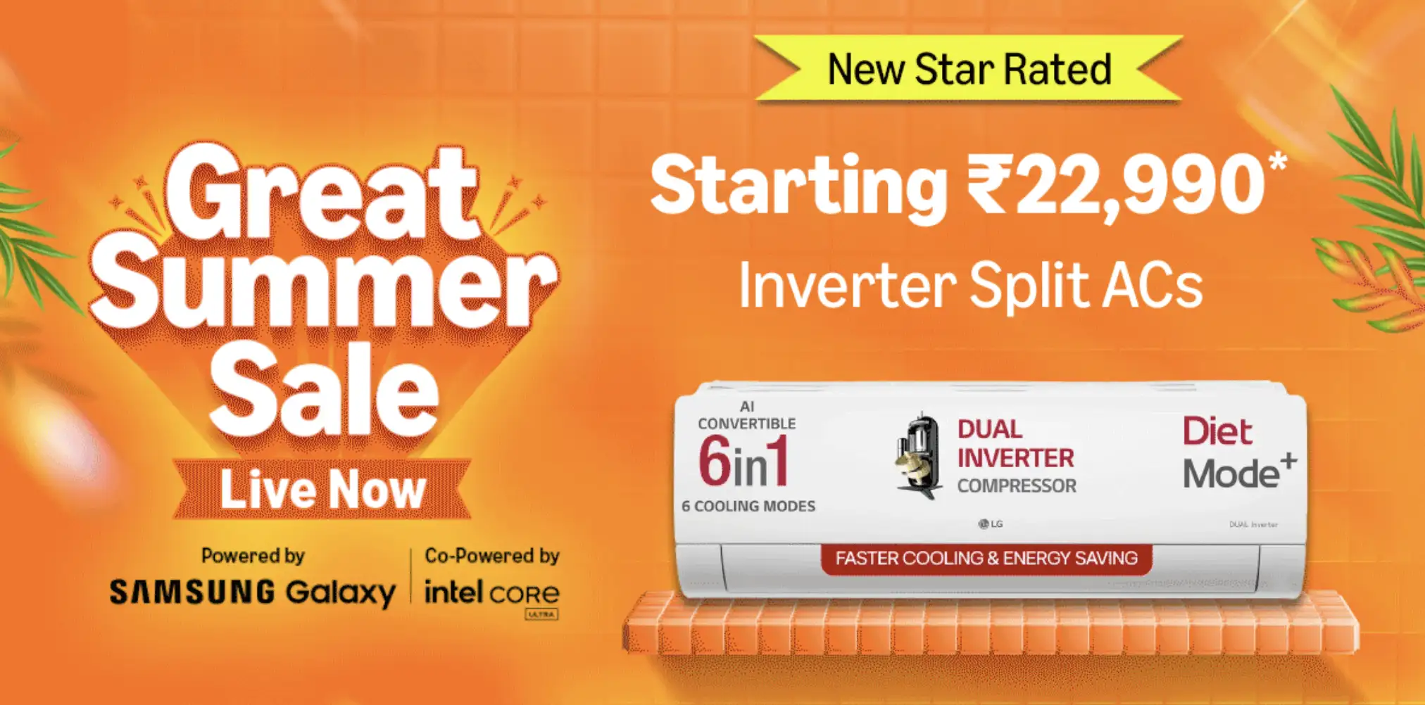 Image for InverterSplitACsstartingatjustRs.22%2C990inAmazonSale