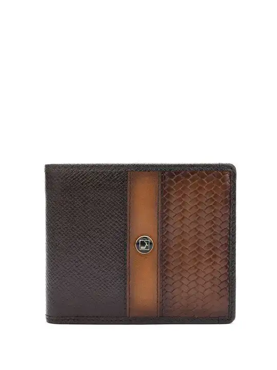 Image for DaMilano-MenTexturedLeatherTwo-FoldWallet