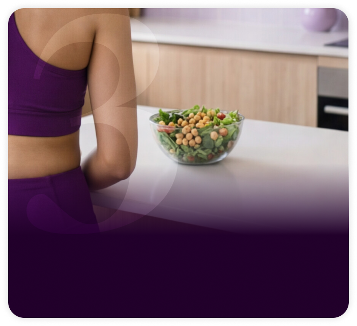 Person cooking a healthy meal