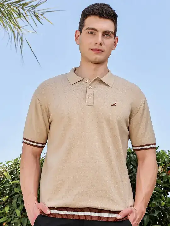 Image for Nautica-MenUrbanClassicPoloCollarCottonCrestT-shirt