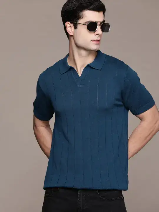 Image for Roadster-TheLifestyleCo.RibbedPureCottonT-shirt