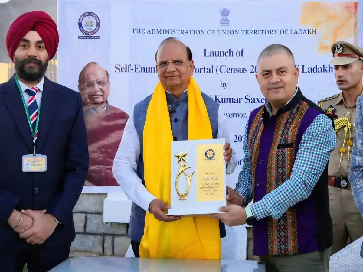 Ladakh LG launches self-enumeration portal for Census 2027
