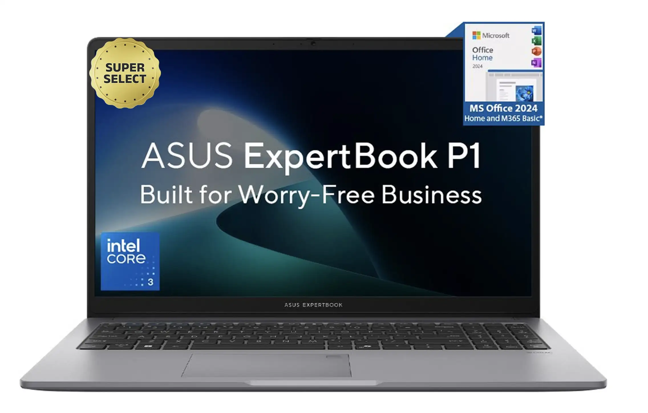 Image for ASUSExpertBookP1(i314thGen)(8GB%2F512GBSSD%2FWindows11Home)Laptop(14Inch%2C1.40kg)