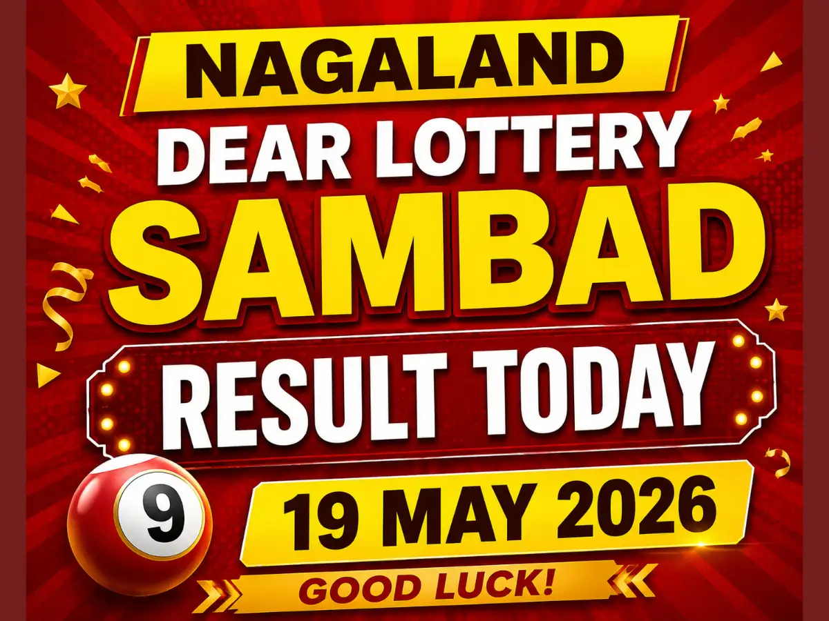 Nagaland Dear Lottery Sambad Result Out Today (19-05-2026); Rs 1 cr winning number and full here