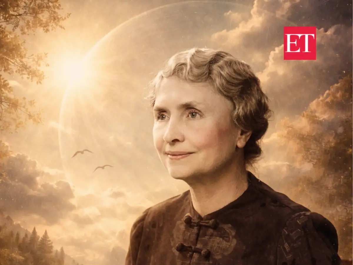Quote of the day by Helen Keller: 'There is beauty in everything, even in silence and...' Life lessons on peace, human behavior and love by popular American author and educator