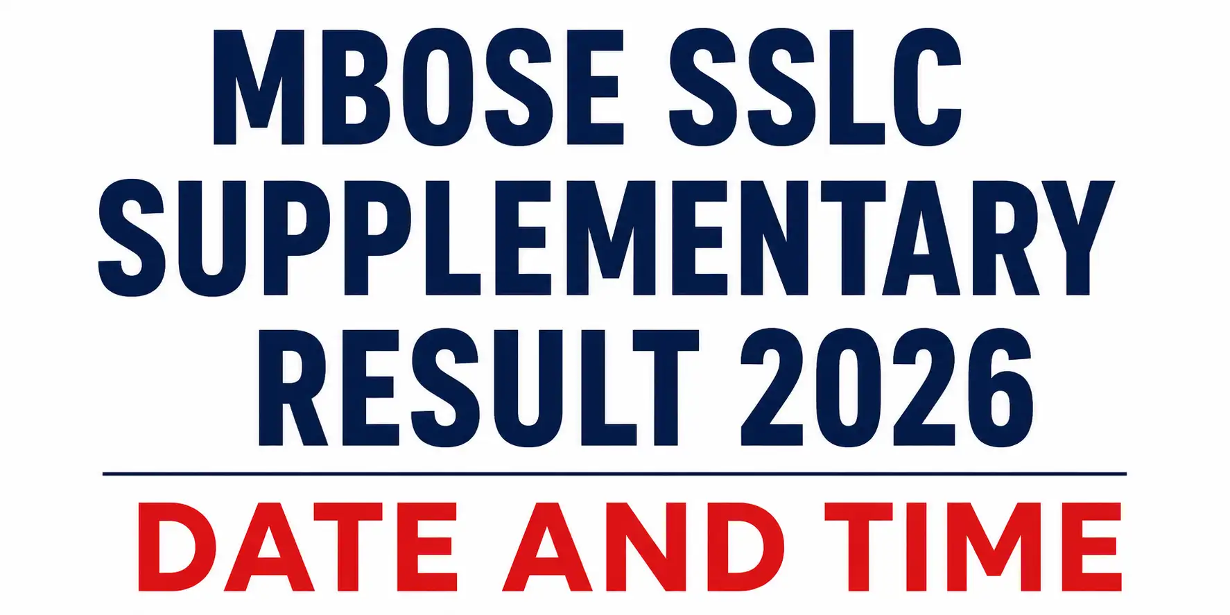MBOSE SSLC Supplementary Result 2026 Date and Time: When will the Meghalaya board announce results at mboseresults.in?
