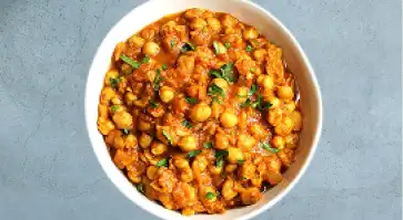 Bhuna chana + masala chai (no sugar)