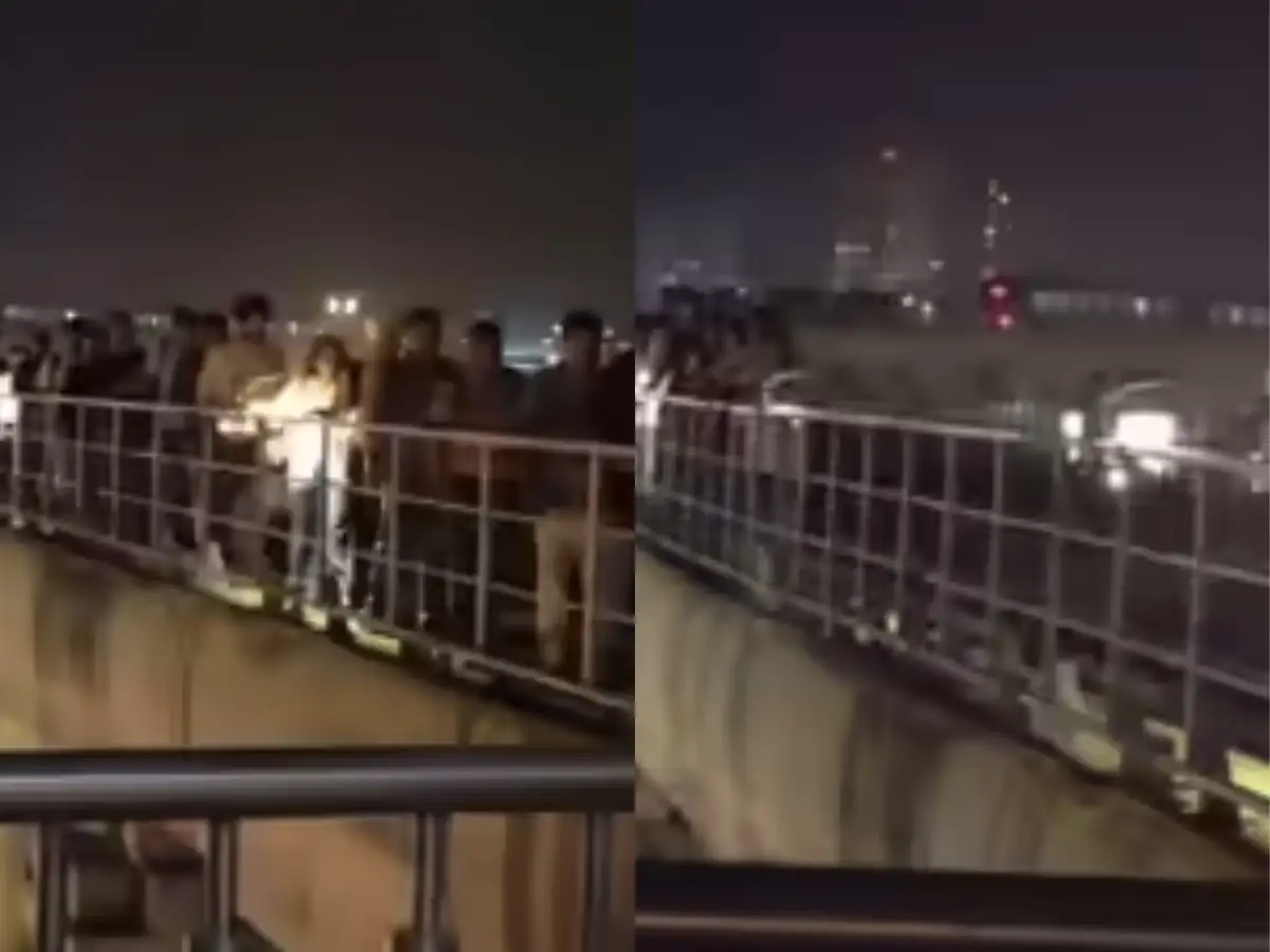 Gurgaon power outage: City plunged into darkness as ACs fail, lifts stall, & metro disruption forces commuters to walk on tracks amid severe heatwave