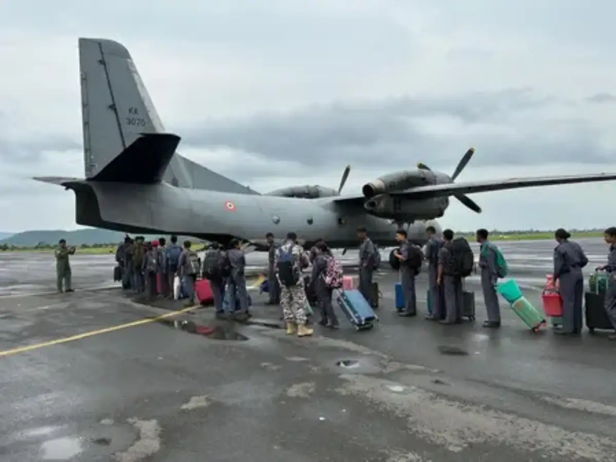 NCC cadets evcuated by Air Force to Assam from Manipur amid protests, blockade