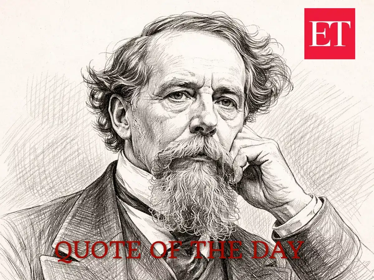 Quote of the day by Charles Dickens: “Happiness is a gift and the trick is...” Life lessons on joy, human behavior and inner peace by English novelist