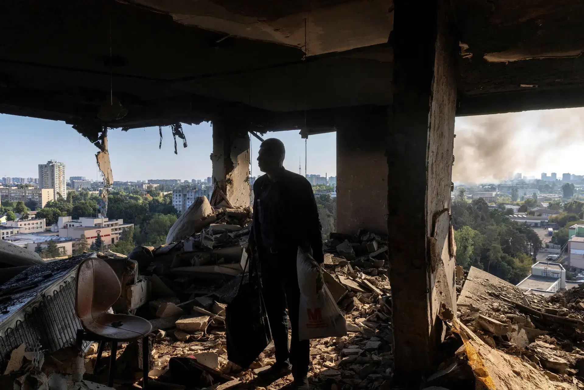 Ukraine's capital Kyiv hit by massive missile, drone attack