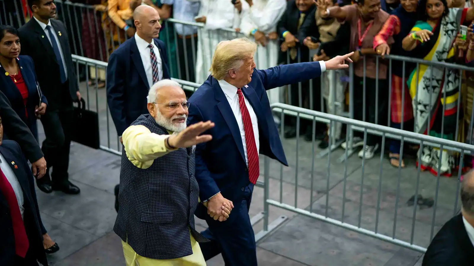 'Big fan of Modi, India can count on me': Trump calls into Delhi event as Rubio holds talks