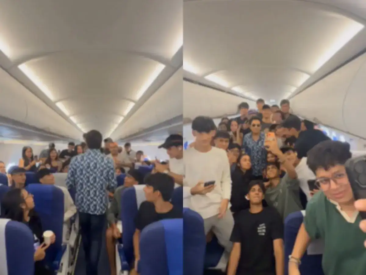 Sachin Tendulkar’s simple gesture on flight wins hearts, passengers turn cabin into mini stadium. Watch
