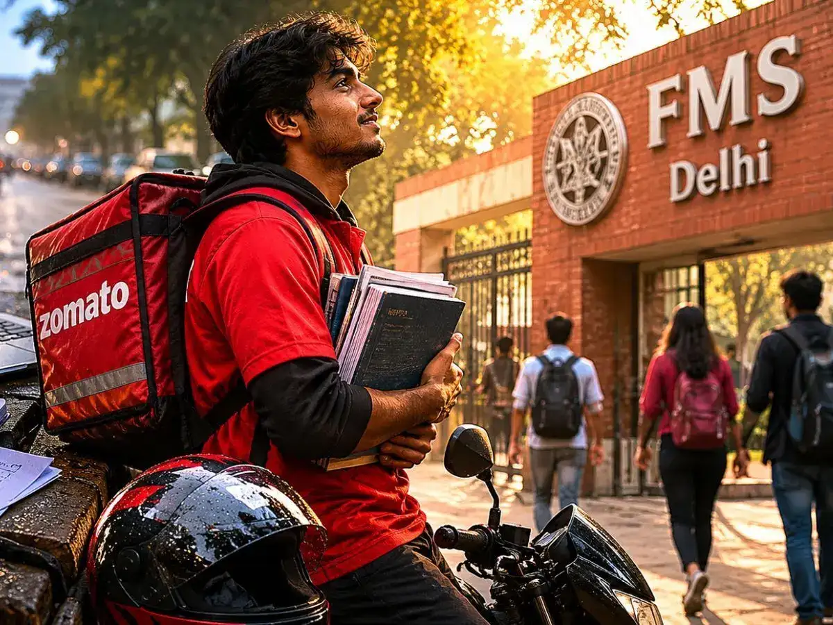 Zomato delivery boy cracks FMS Delhi: 'I was at my lowest, my computer crashed during my final CAT attempt, but I still achieved my dream'