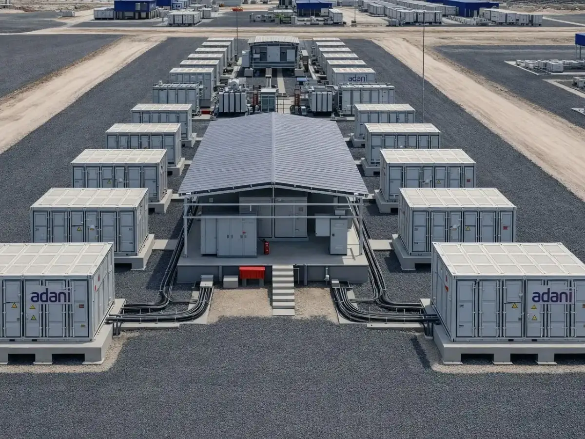 Adani Green commissions 3.37 GWh battery storage system at Khavda, scales up key renewable energy hub