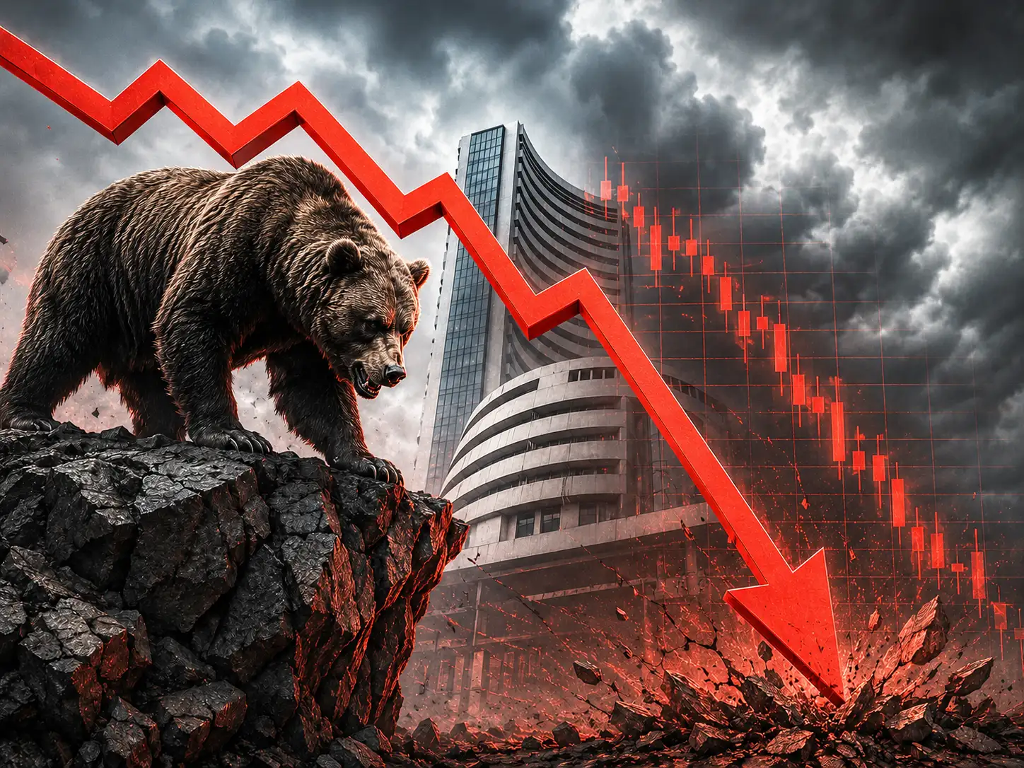 Market Wrap: Sensex falls 479 points, Nifty below 23,950 as bank stocks falter; small, midcaps shine