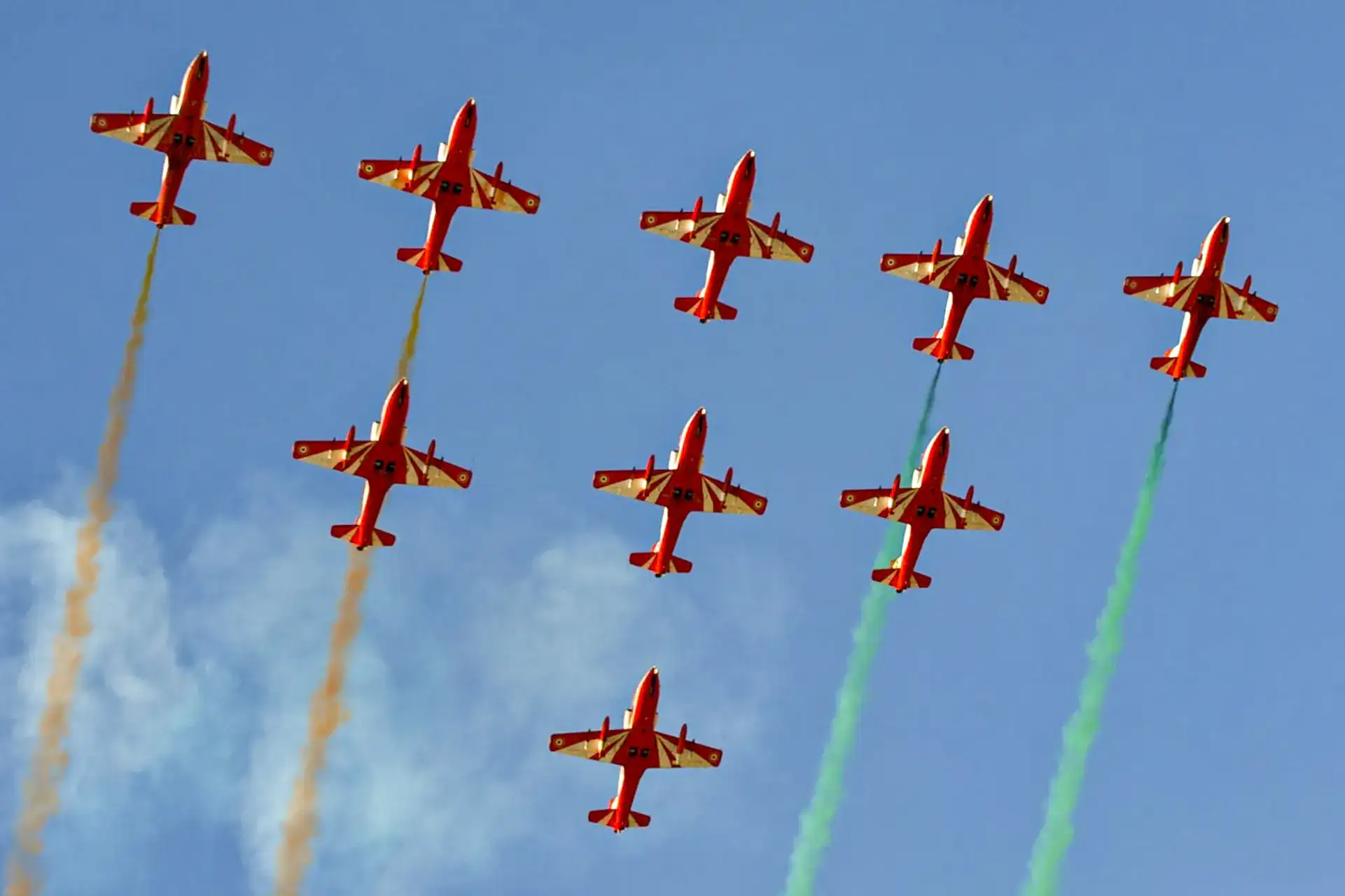 Known for their jaw-dropping manoeuvres in skies, IAF's Surya Kiran Aerobatic Team turns 30