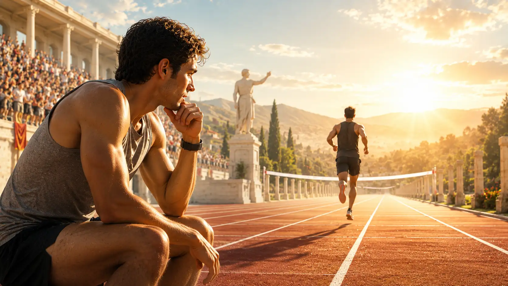 Roman Proverb of the Day: ‘The impatient runner asks how close the finish line is, while the champion…’ This ancient wisdom about discipline and endurance is inspiring young people worldwide