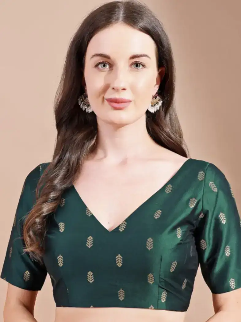 Image for TikhiImliWovenDesignSareeBlouse