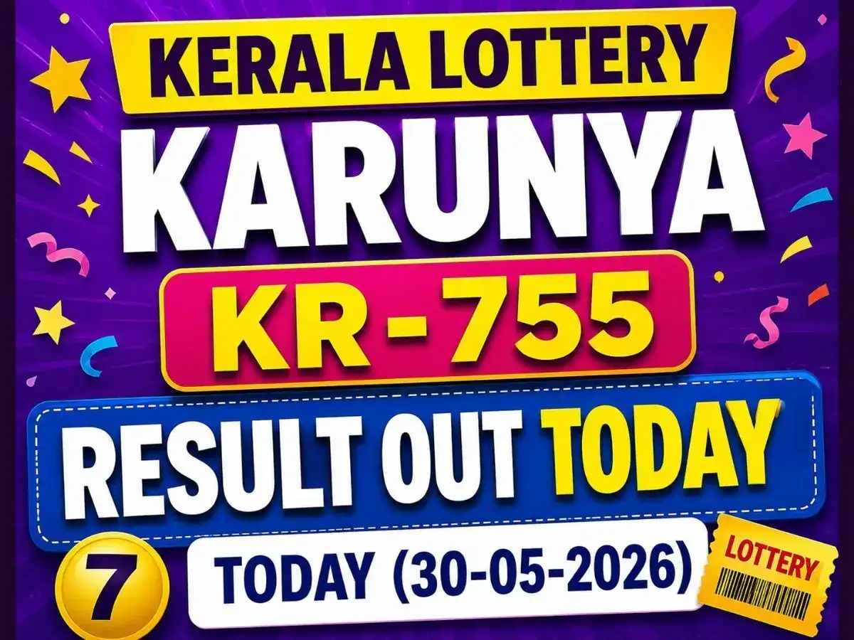 Kerala Lottery Karunya KR-755 result out today (30-05-2026); check Rs 1 crore prize winning number and full list here