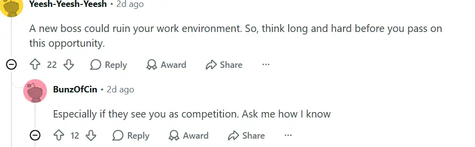 His boss is grooming him for the CFO seat, but this employee says he's happy staying put His boss is grooming him for the CFO seat, but this employee says he's happy staying put