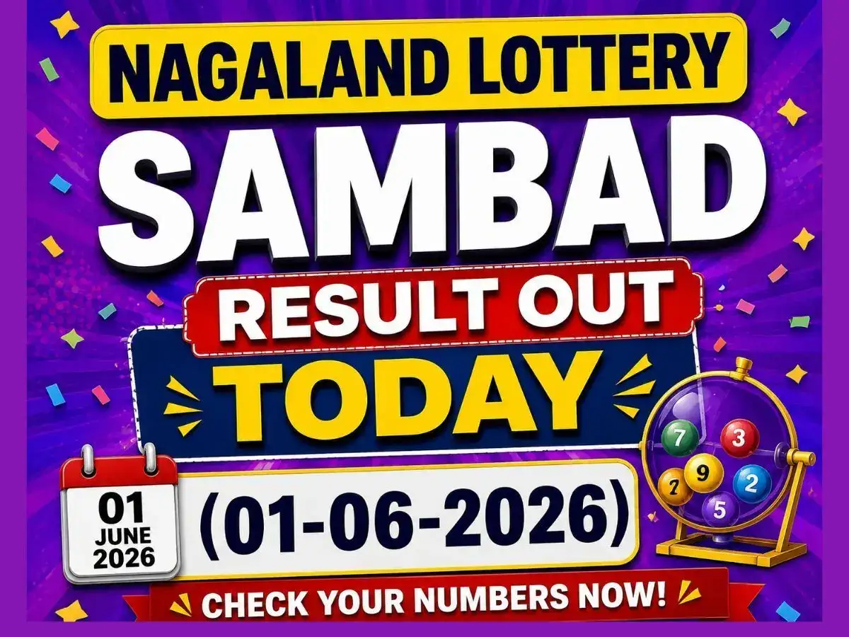Nagaland Lottery Sambad result out today (01-06-2026); check Rs 1 crore prize winning number and full list here
