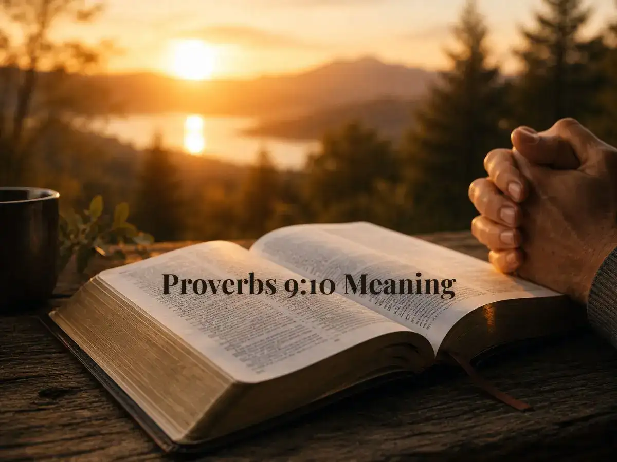 Proverb of the day: What does Proverbs 9:10 mean? How can you apply Proverbs 9:10 to your life?