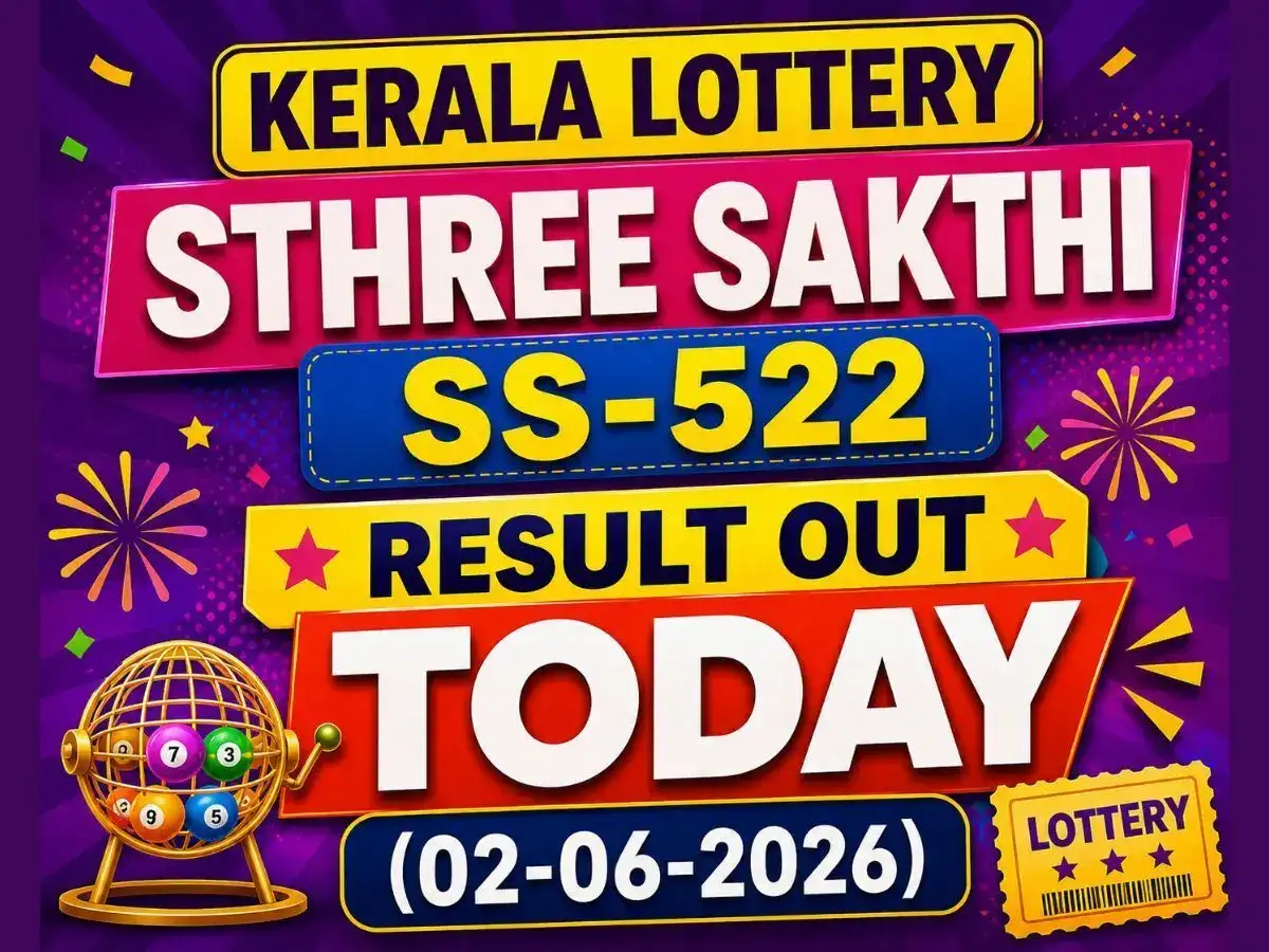 Kerala Lottery Sthree Sakthi SS-522 result out today (02-06-2026); check Rs 1 crore prize winning number and full list here