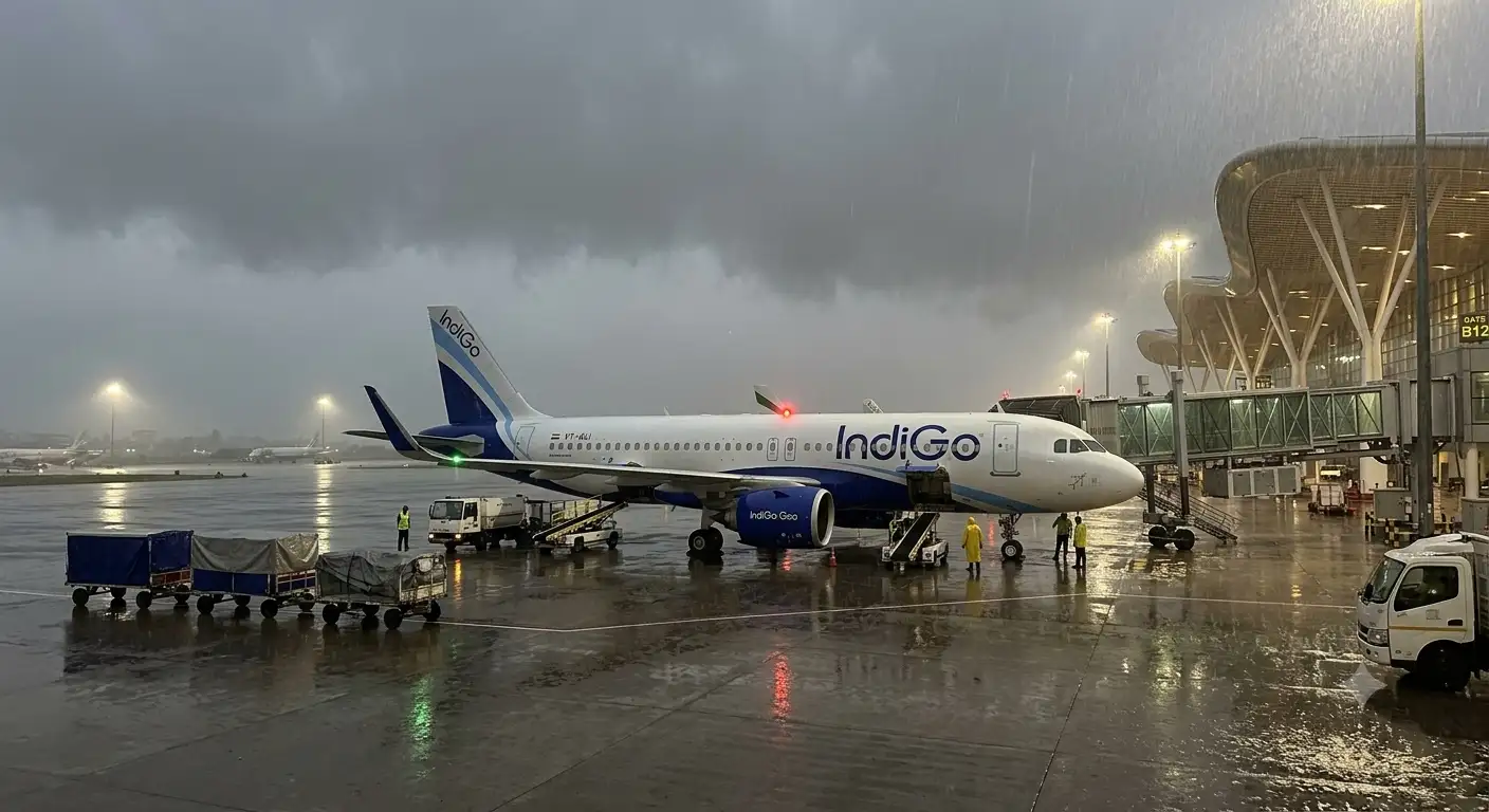 IndiGo issues travel advisory for Bengaluru flights as bad weather disrupts schedules
