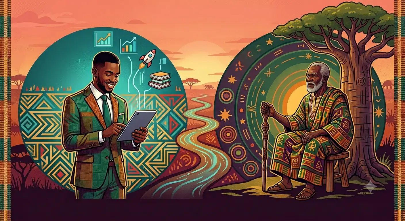 African proverb of the day: 'A child can be taller than his father but can never be...' - inspiring life lessons on aging, growth, respecting elders, gratitude and learning from experience and older generations