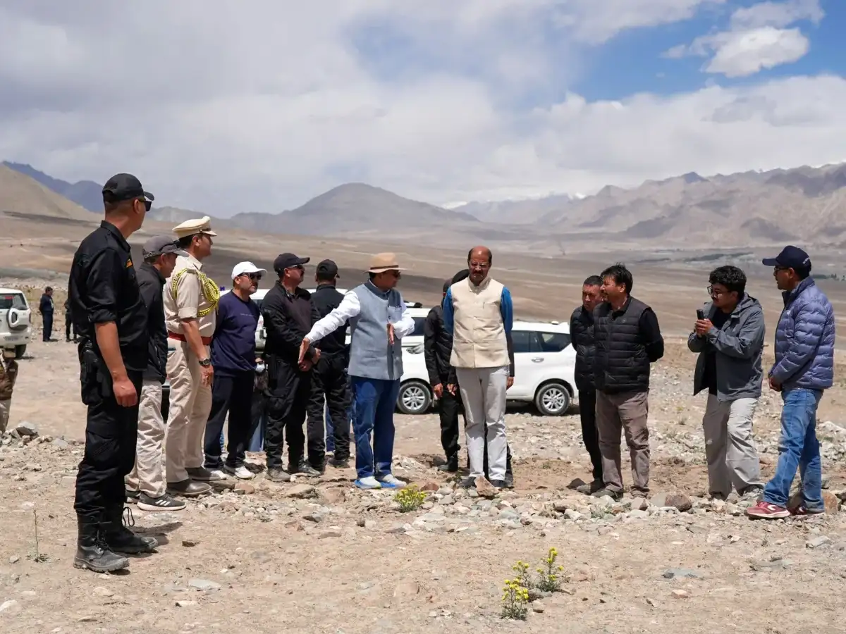 Leh - Ladakh to develop ten model border hamlets: Ladakh Lieutenant Governor V K Saxena