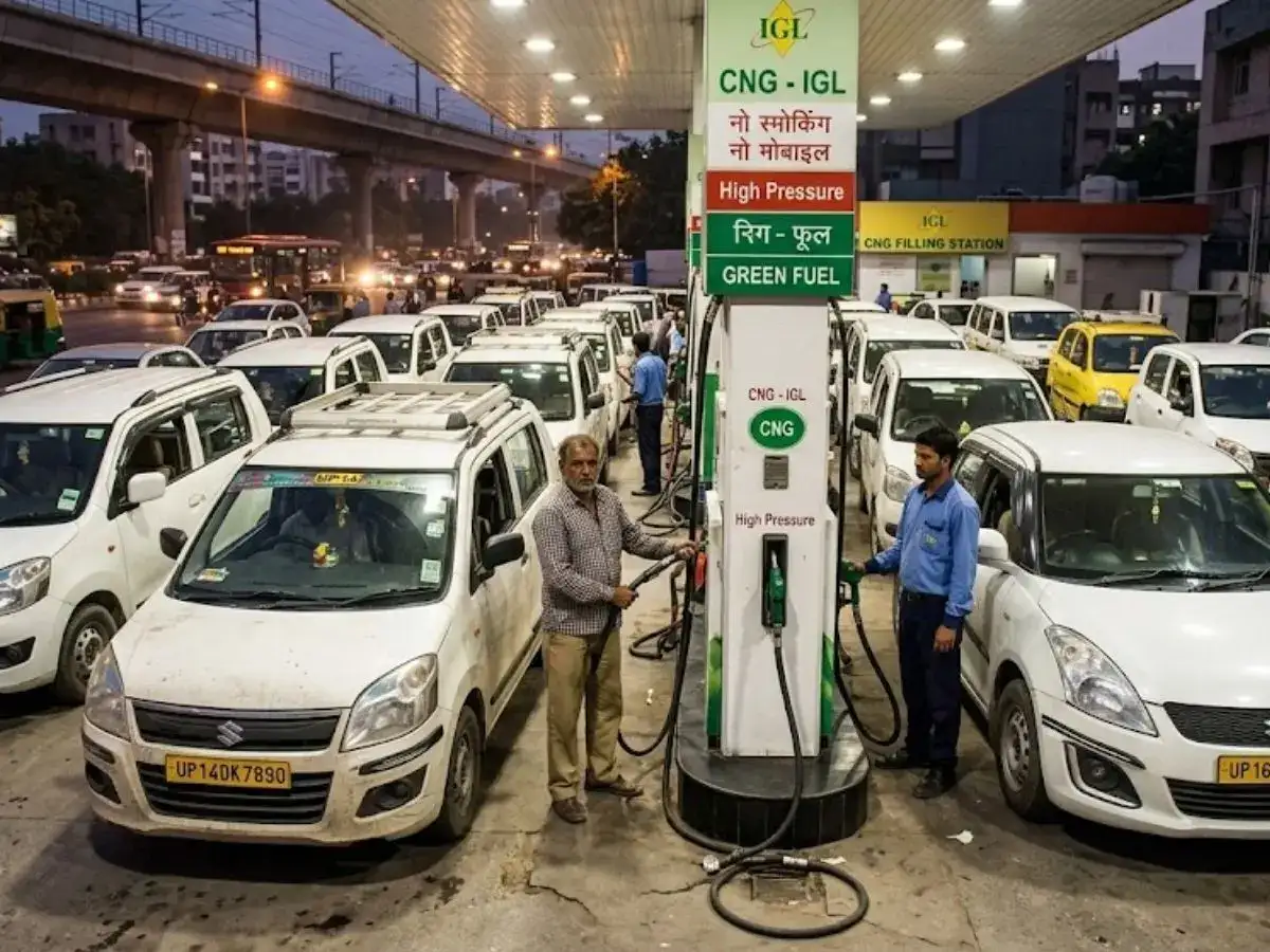 Why Noida and Ghaziabad cab drivers prefer filling CNG in Delhi