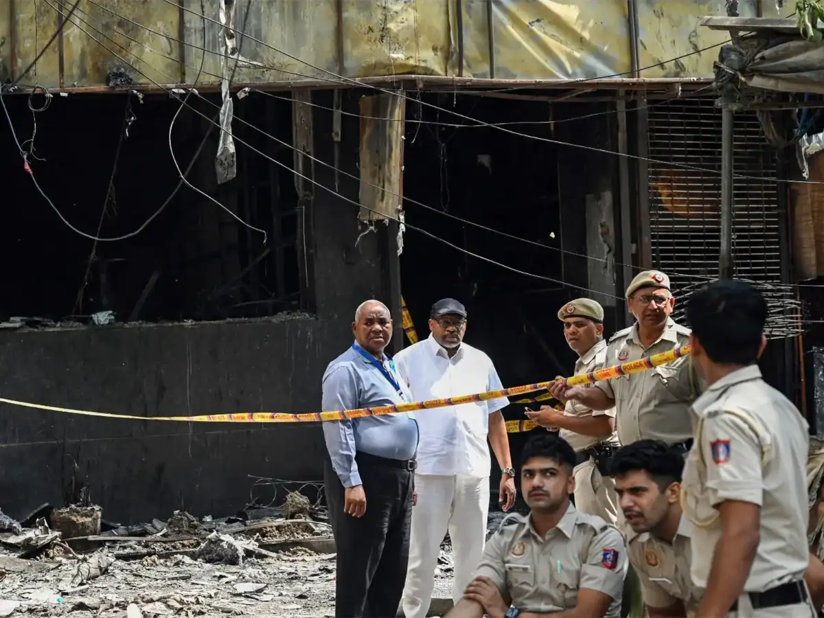 Till death do us part: African couple found dead in each other's arms in Delhi hotel fire