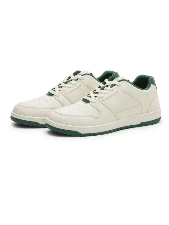 Image for BOLDFIT-MenOffWhiteGreenStreetFlowSneakersShoes