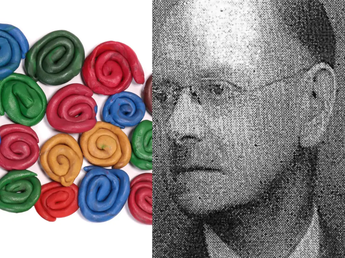 In 1943, he was trying to solve a World War II crisis, but a failed experiment accidentally created one of the most famous toys ever made
