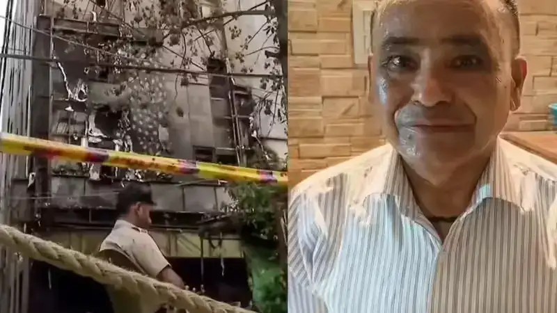 Delhi Malviya Nagar Hauz Rani fire update: B&B chef switched