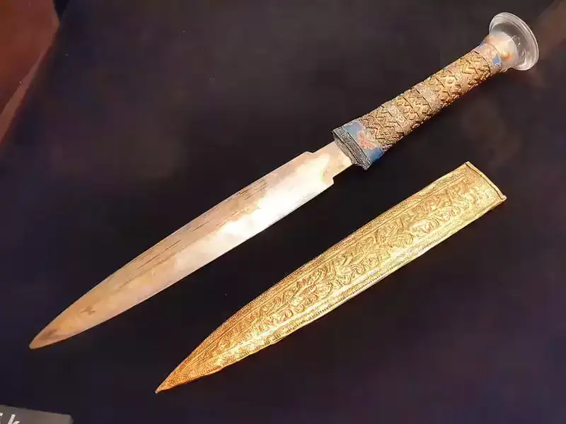 This weapon found in an Egyptian pharaoh's tomb wasn't made 