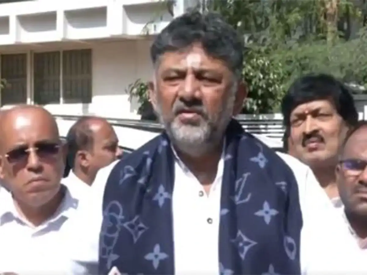 “Don’t sell your land,” Shivakumar tells people on first vis