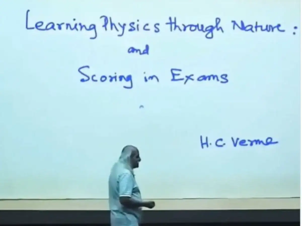 HC Verma once explained why he kept some questions without s