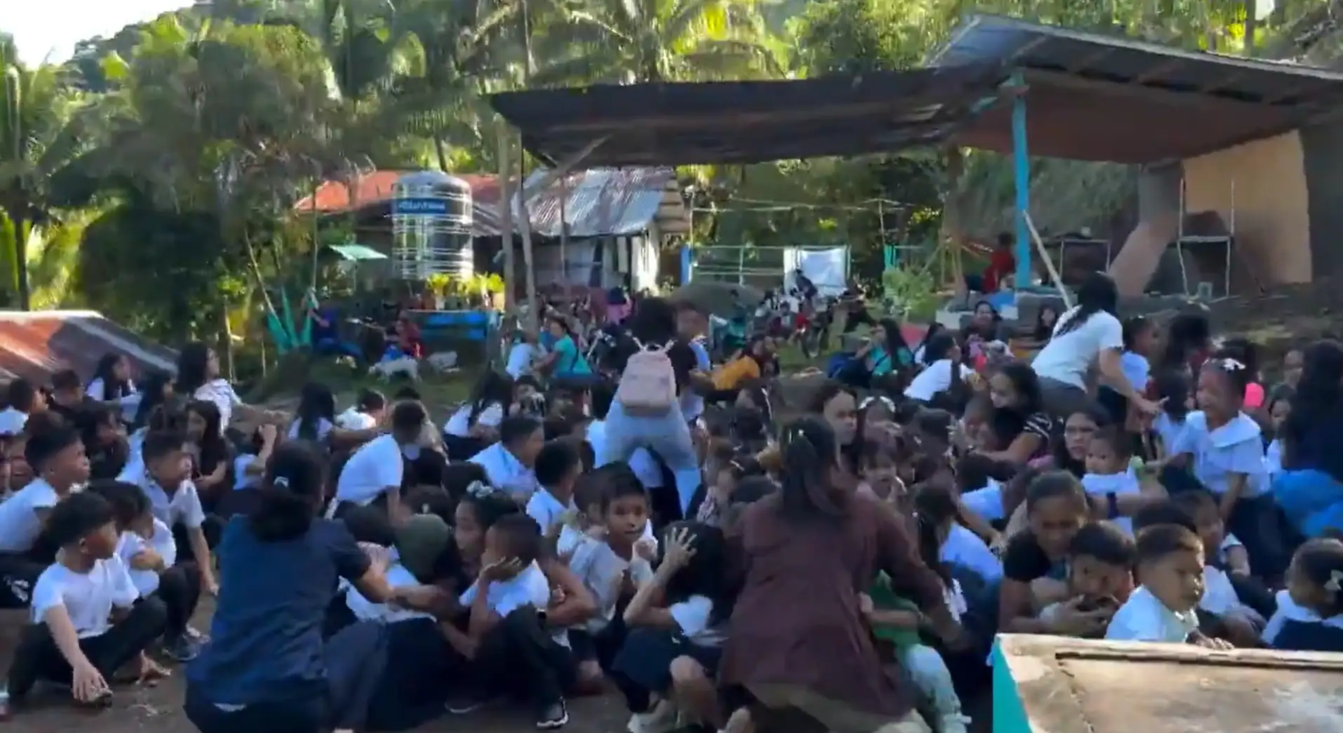 Philippines Earthquake terrifying video: Children shake, scr