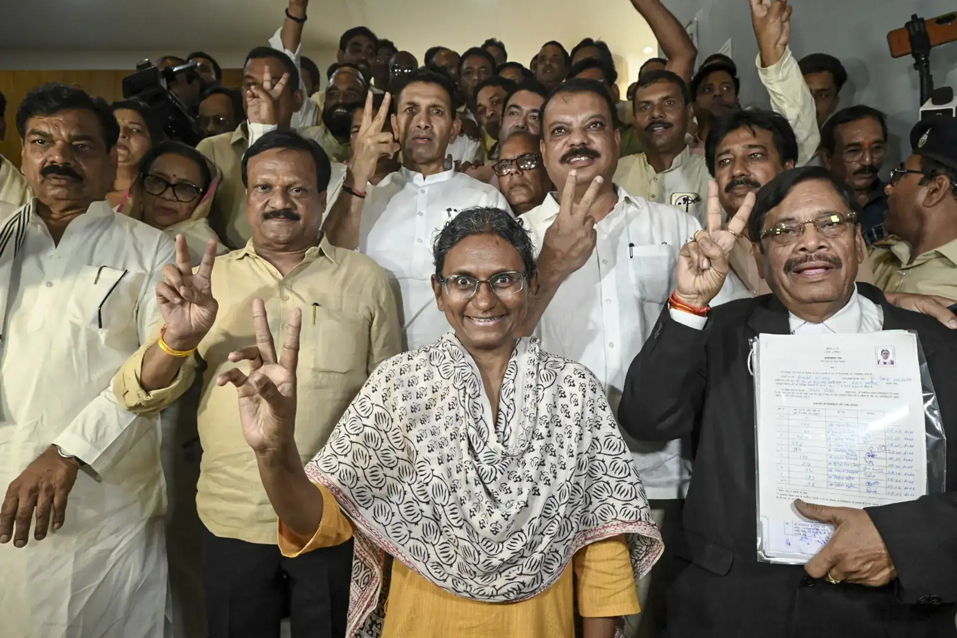 Congress' Meenakshi Natarajan files nomination for RS poll, 