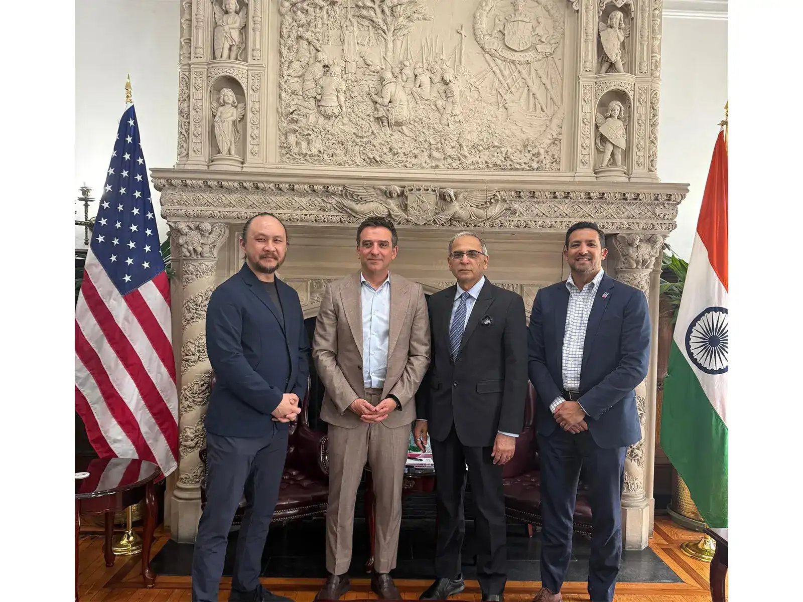 Indian Envoy Vinay Kwatra meets US corporate and tech leader
