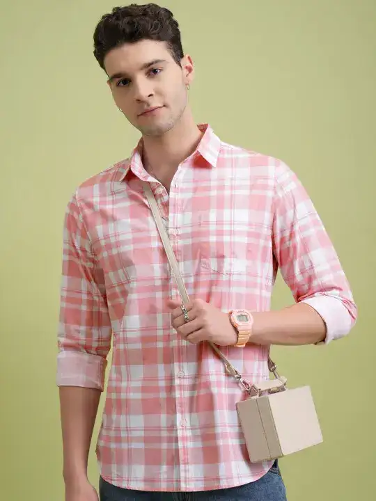 Image for HIGHLANDER-HighlanderMenCheckedSlimFitShirt