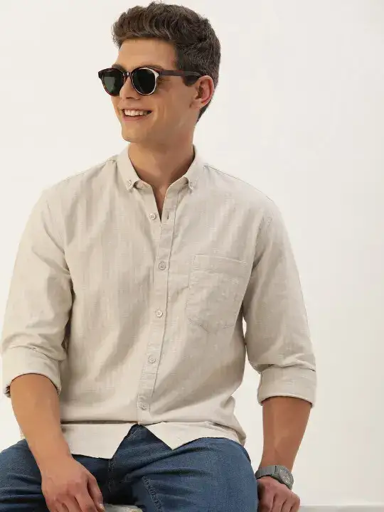 Image for Mast%26Harbour-MenStandardOpaqueStripedCasualShirt