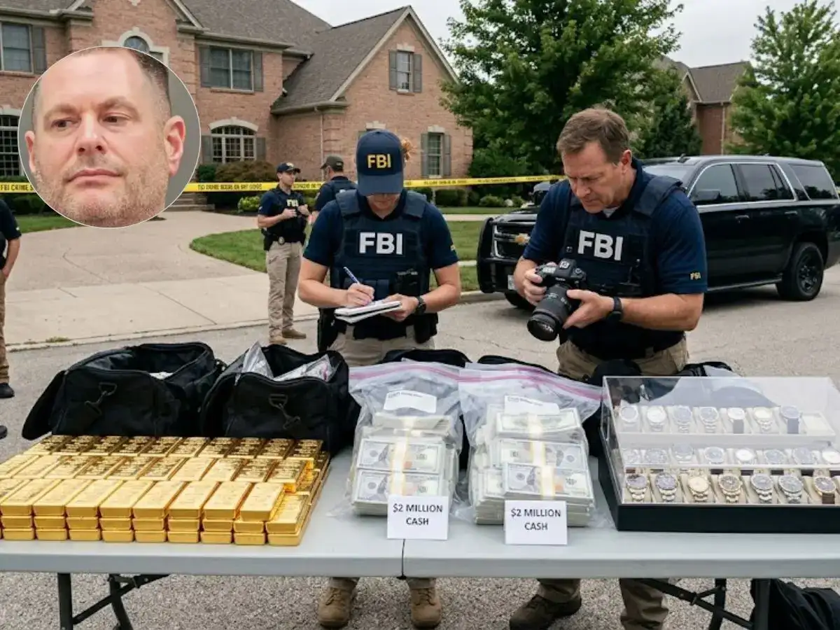 300+ gold bars, $2 million in cash, 35 luxury watches seized