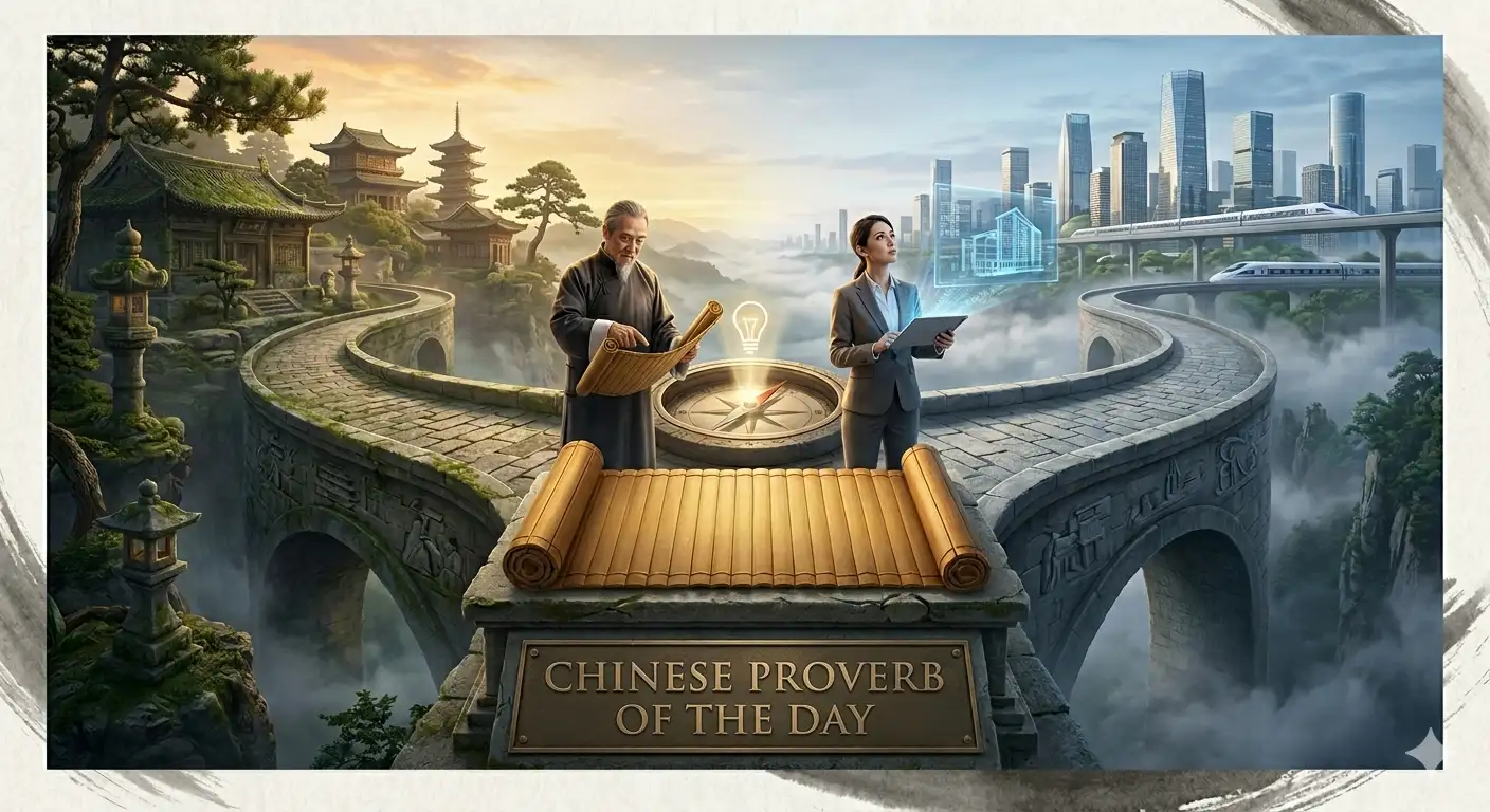 Chinese proverb of the day: 'Studying the past helps to unde