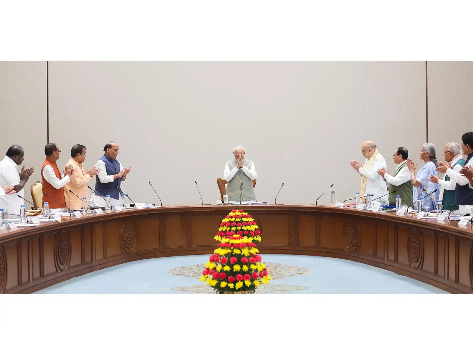 Union Cabinet passes resolution lauding PM Modi for becoming