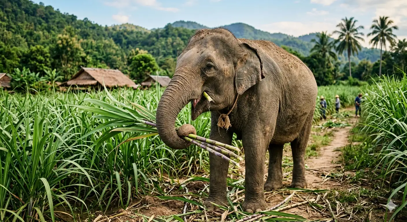Thai proverb of the Day: "It’s hard to get the cane out of t