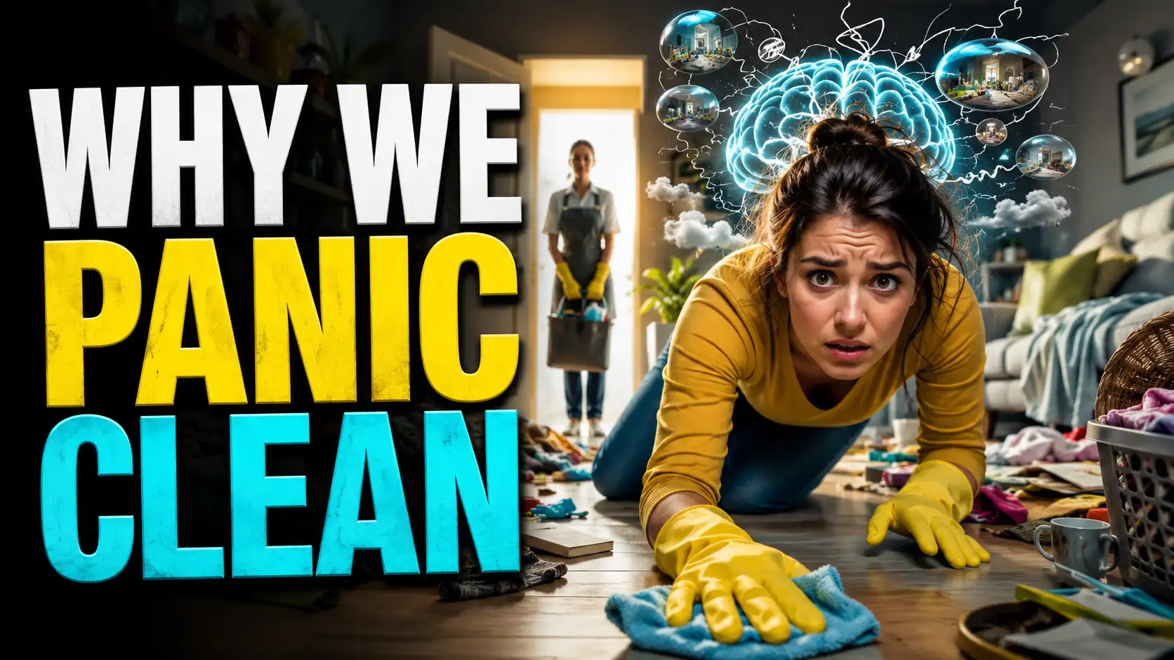 Psychology says women who clean their house before the clean