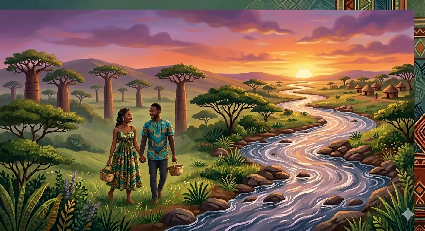 African proverb of the day: 'Let your love be like the misty